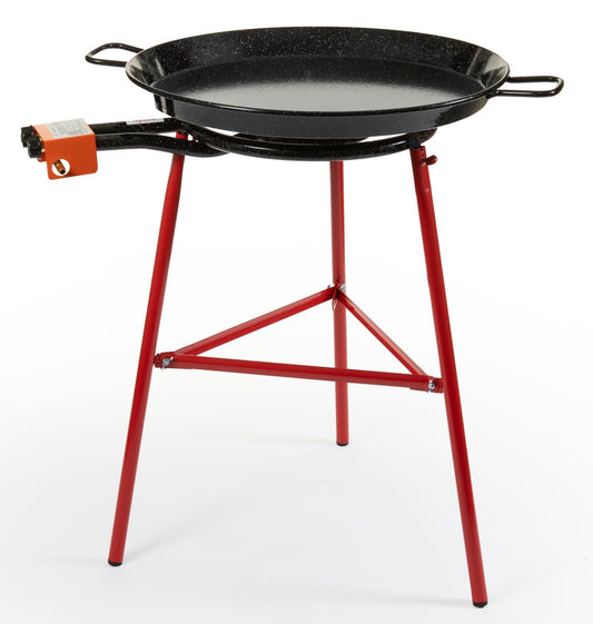 Garcima - SET MIRADOR - Enamel Paella pan Burner Kit 60cm