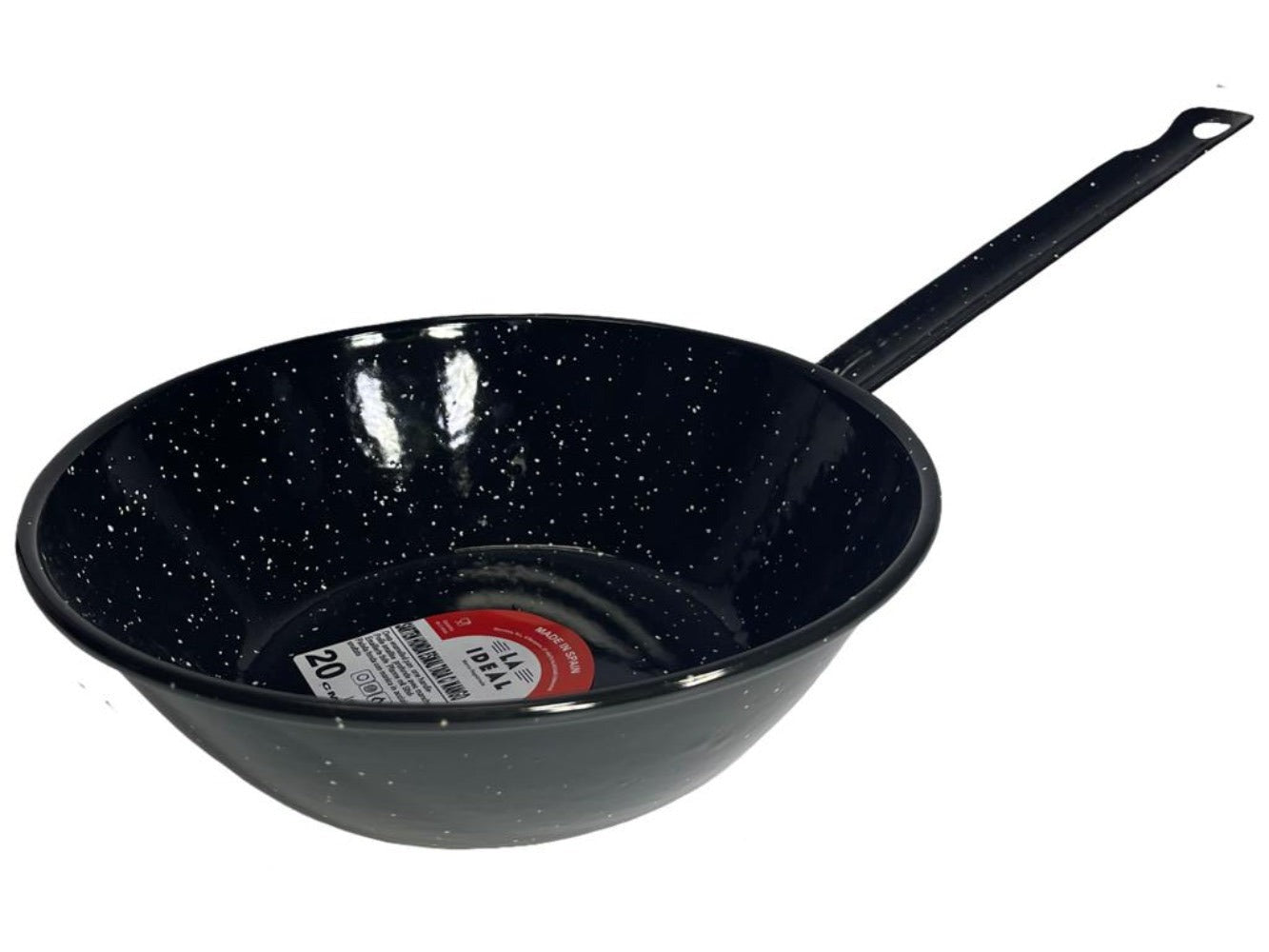 Garcima Sarten Honda Esmaltada Mango Spanish Deep Enamelled Pan 20cm