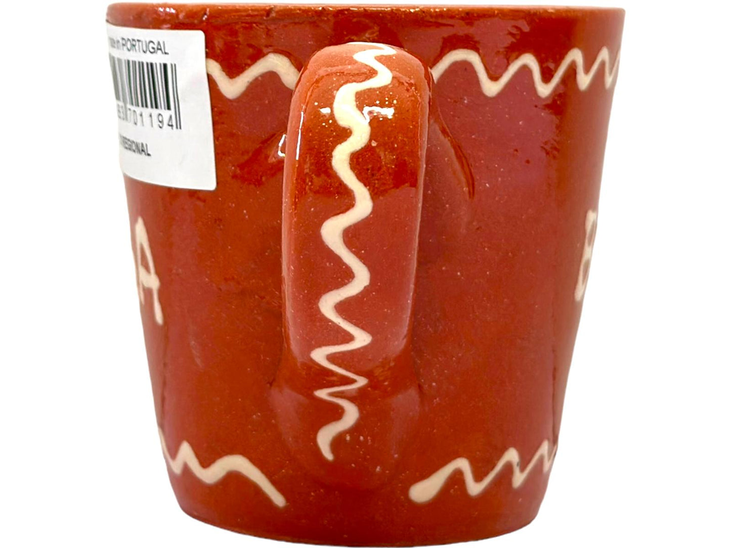 Edgar Picas Copo Direito Bebe Daqui Amiga Portuguese Terracotta Mug 8.5cm x 9cm