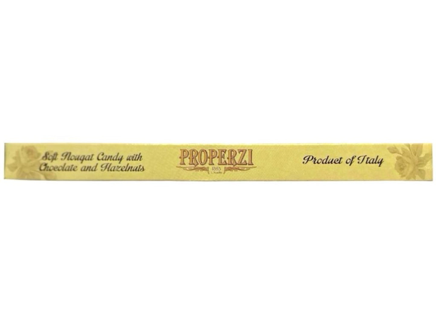 Properzi Italian Soft Nougat Candy With Chocolate And Hazelnut 200g 2 Pack Total 400g