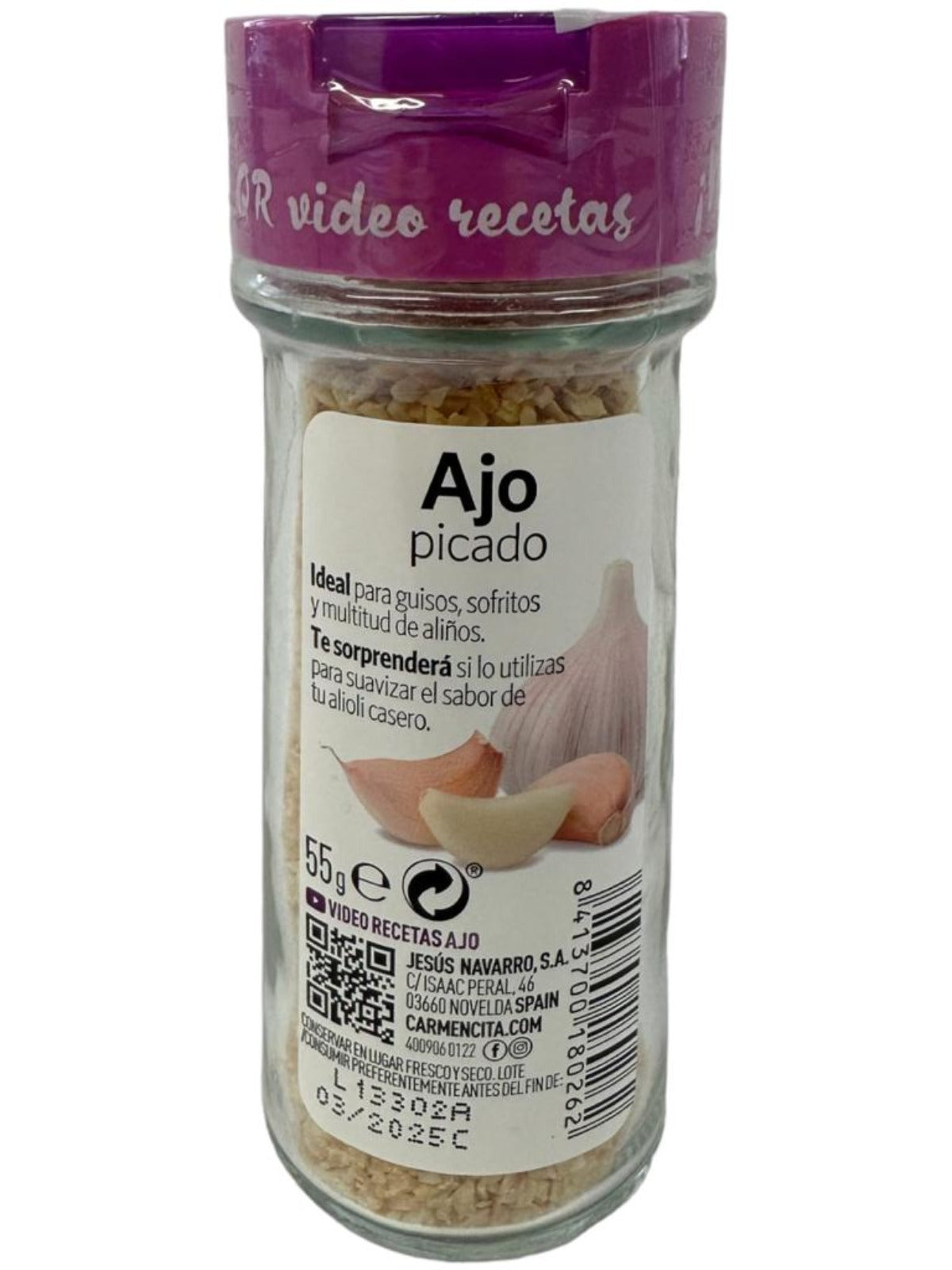 Carmencita Chopped Garlic 55g