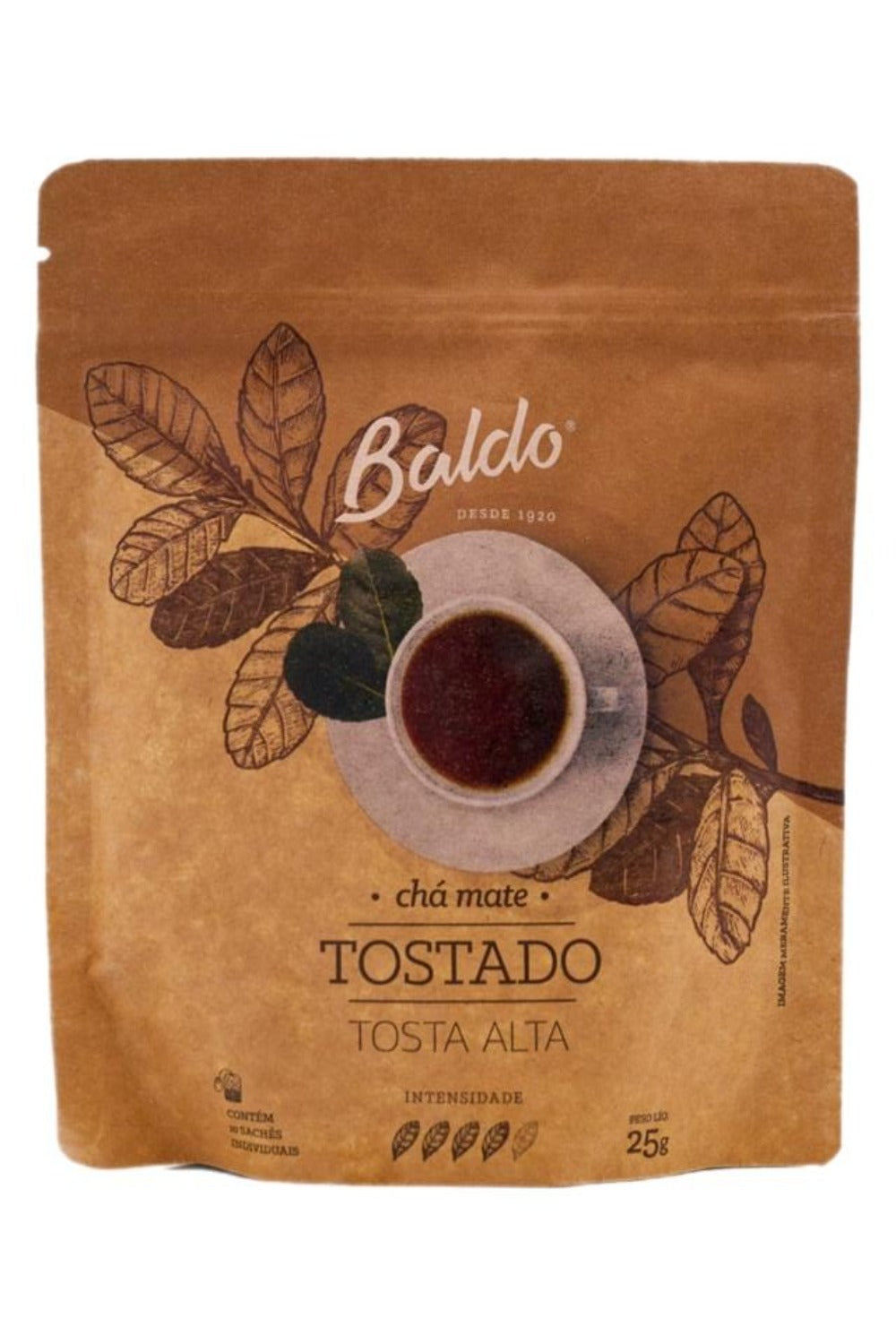 Baldo Cha Mate Tostado Tosta Alta 25g