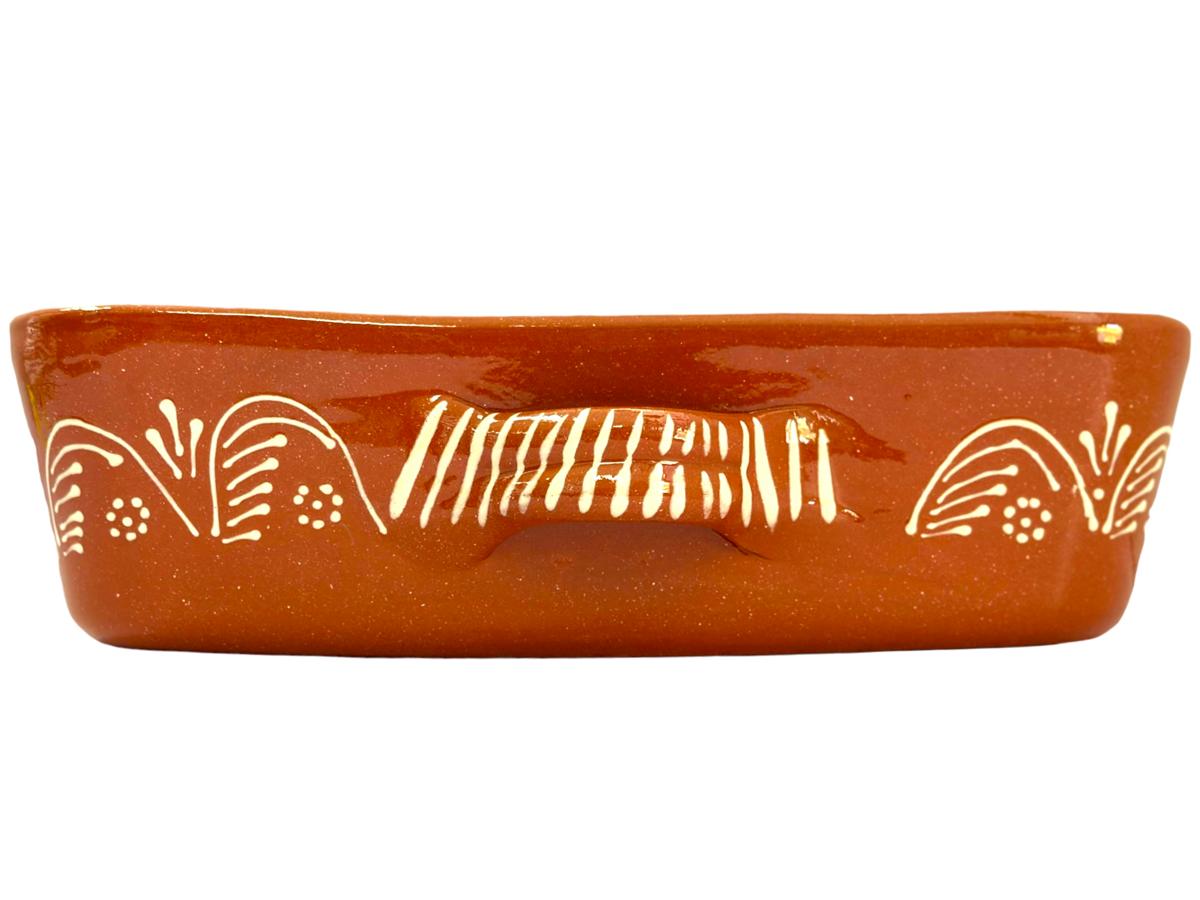 Edgar Picas Assadeira Quadrada Regional 4 Portuguese Terracotta Square Baking Dish 37cm x 31cm x 9cm