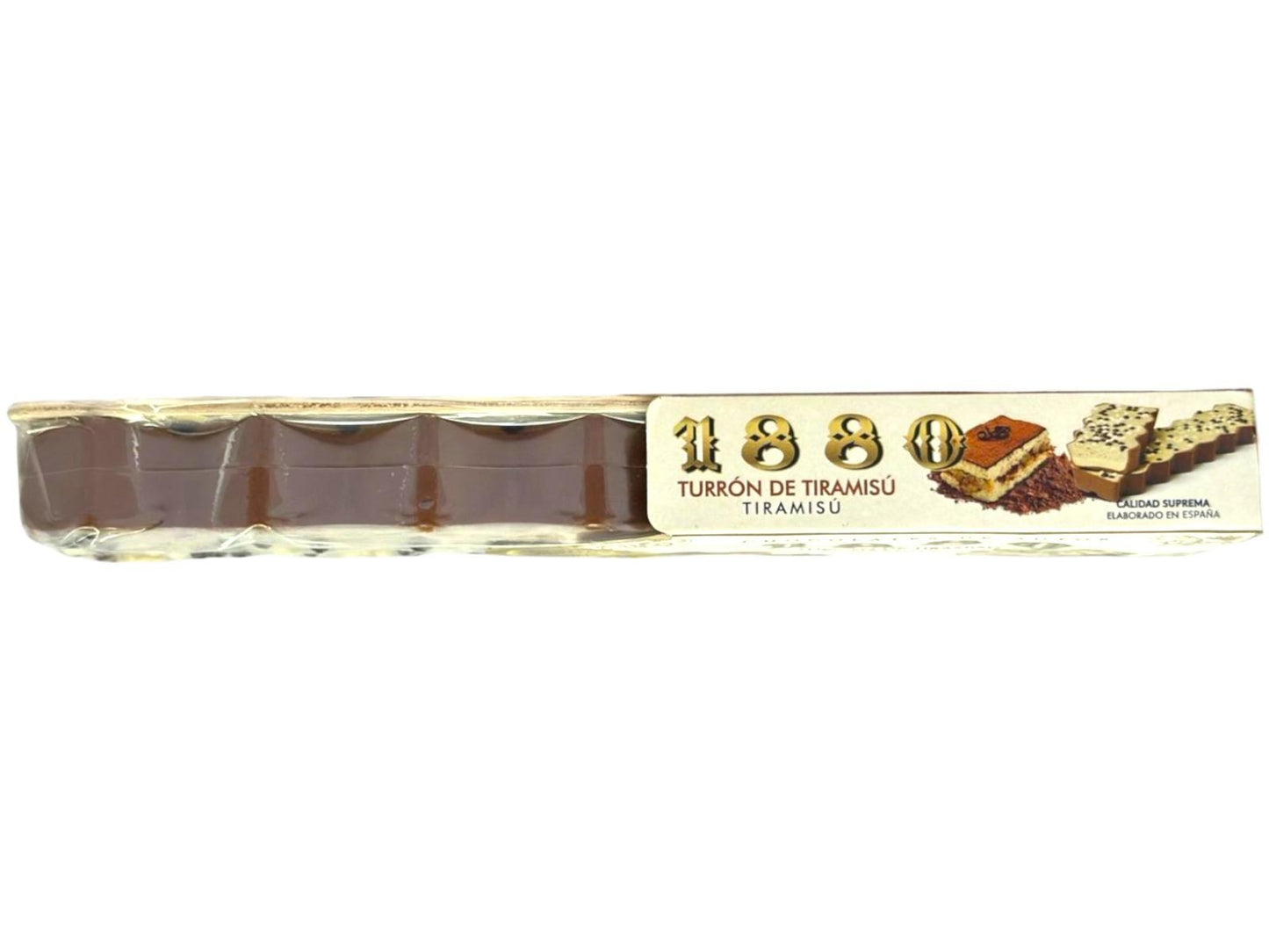 1880 Turron de Tiramisú Spanish Praliné of Tiramisú 300g