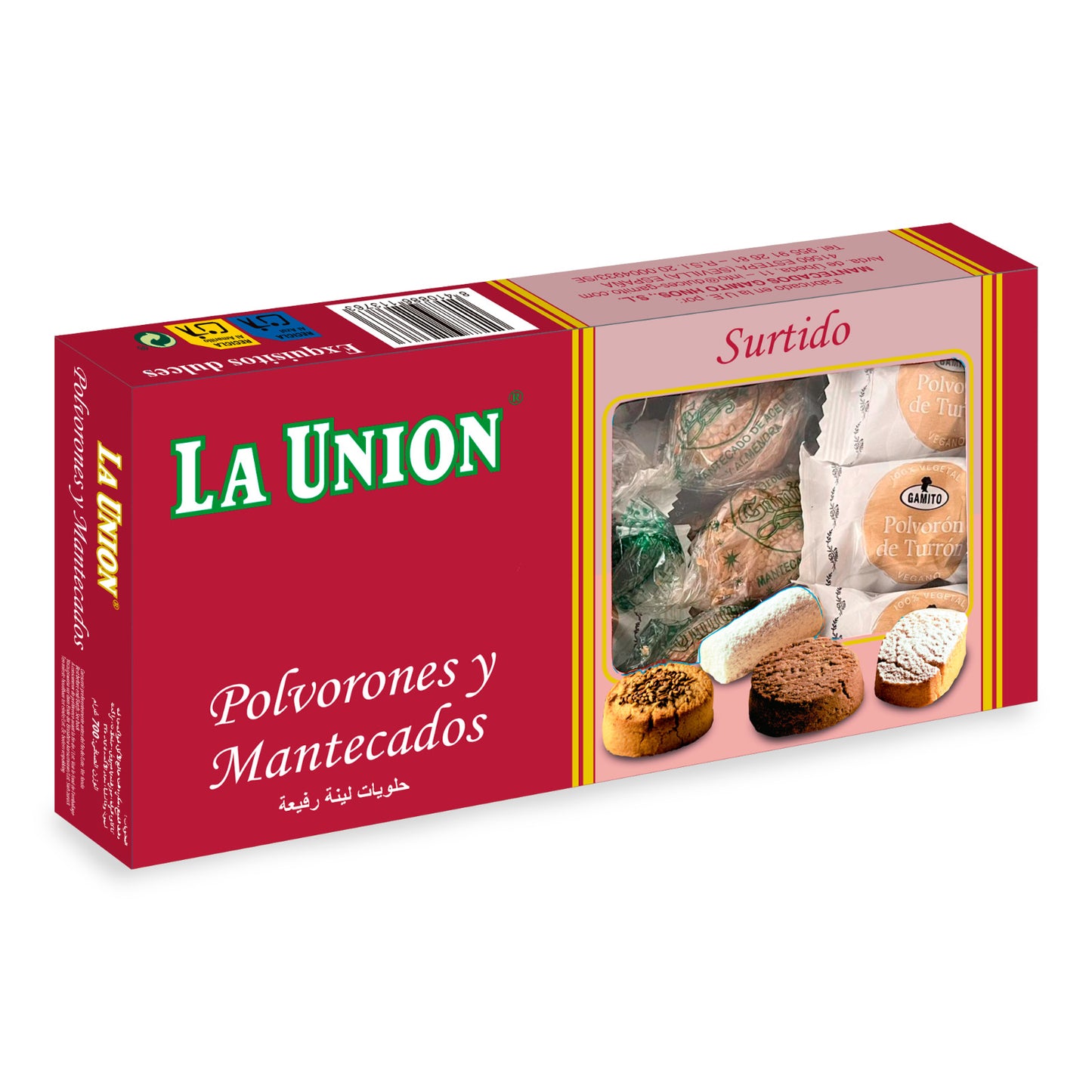Gamito La Union Assorted Spanish Mantecados y Polvorones 700g NO MANTECA