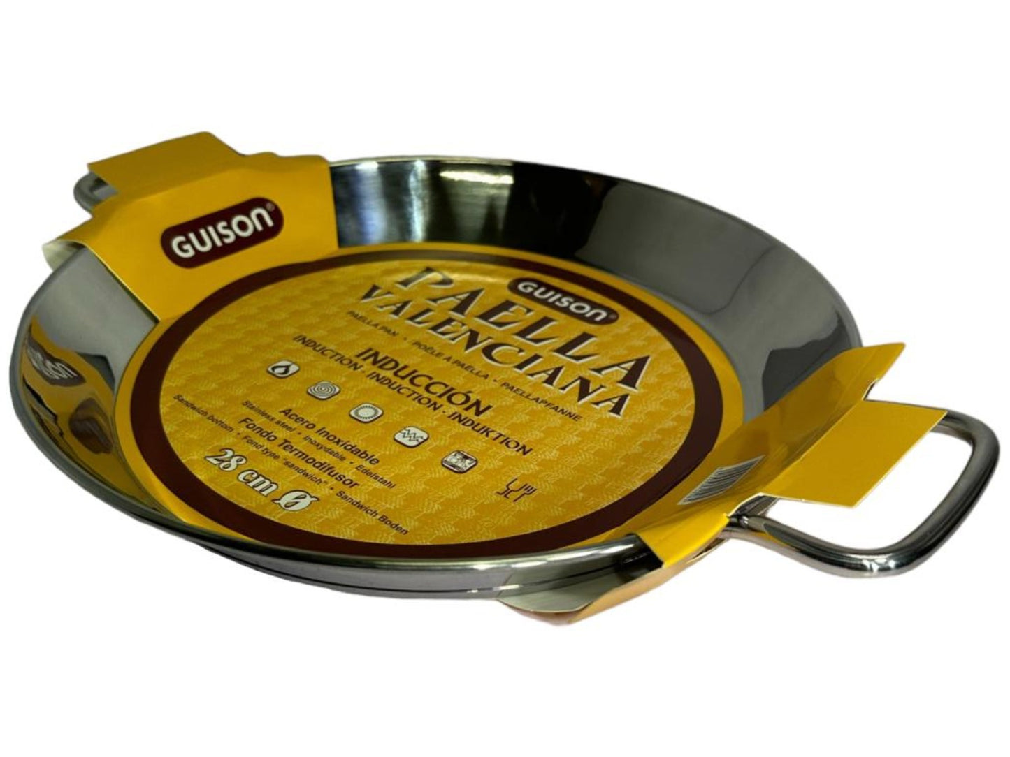 Garcima Guison Paella Valenciana Induccion Spanish Paella Pan 28cm