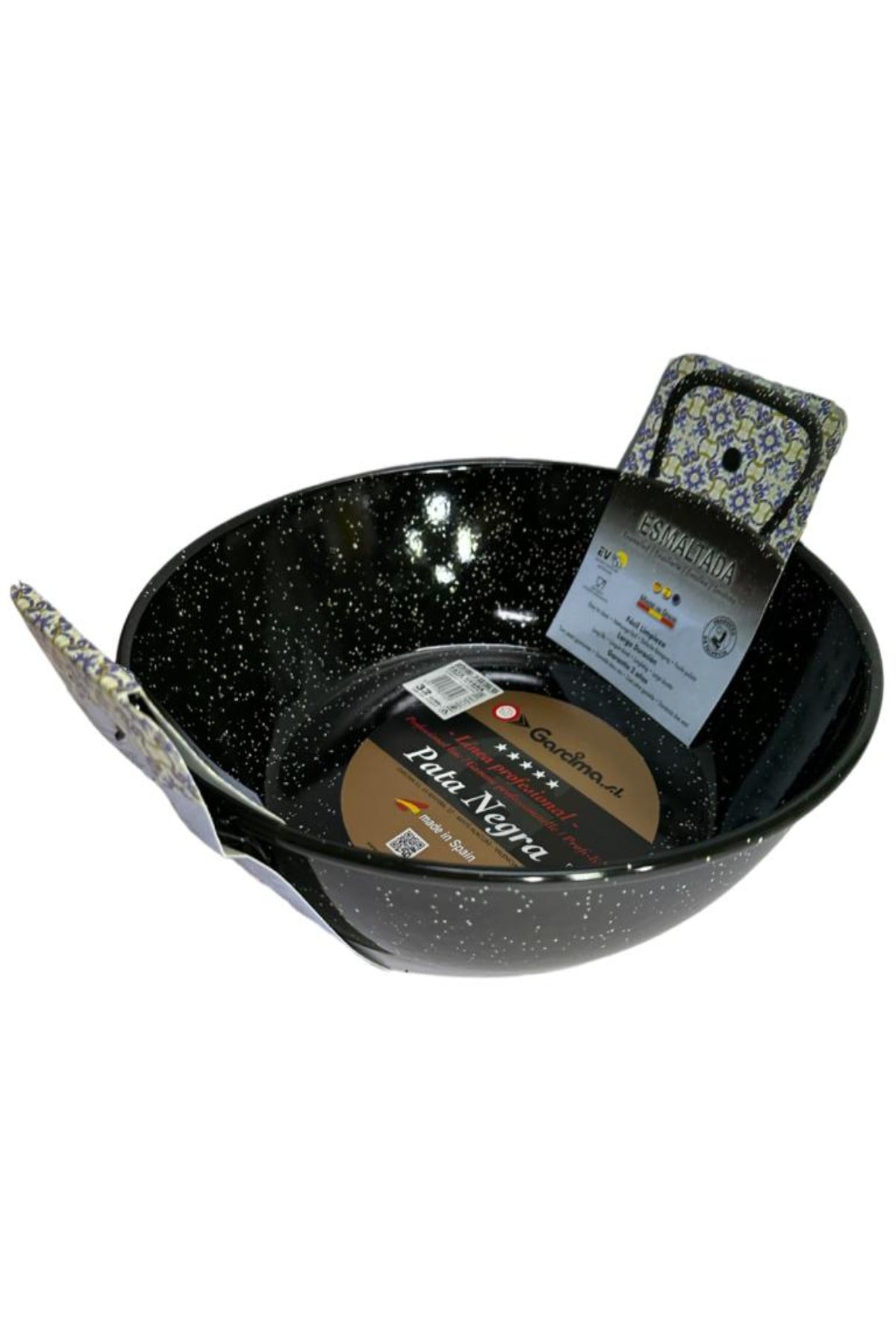 Garcima Pata Negra Sarten Honda Con Asas Esmaltada 32cm