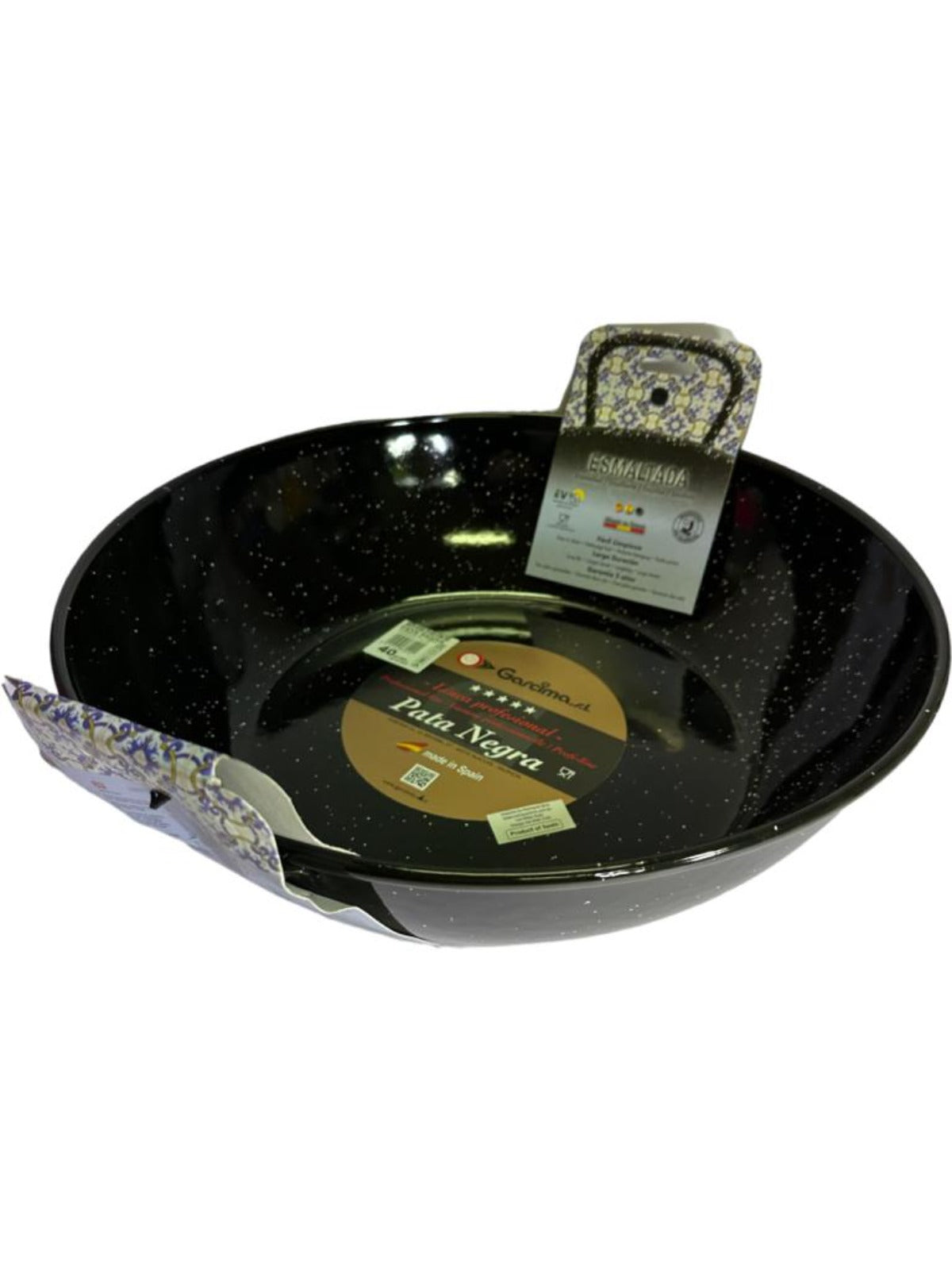 Garcima Pata Negra Sarten Honda Con Asas Esmaltada 40cm