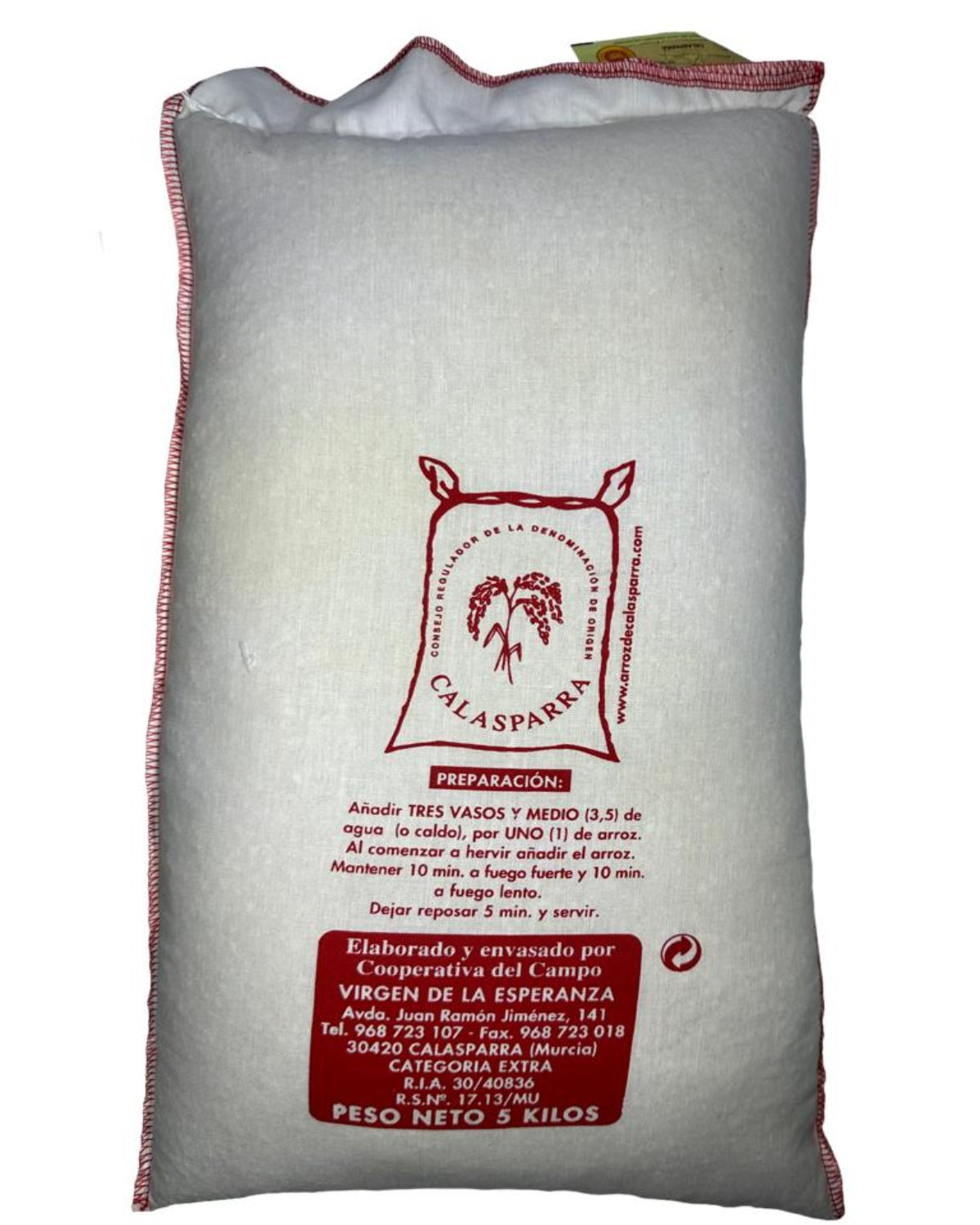 Virgen de la Esperanza Arroz Calasparra Spanish Calasparra Rice 5kg (Best Before 01-10-2024) (Copy)