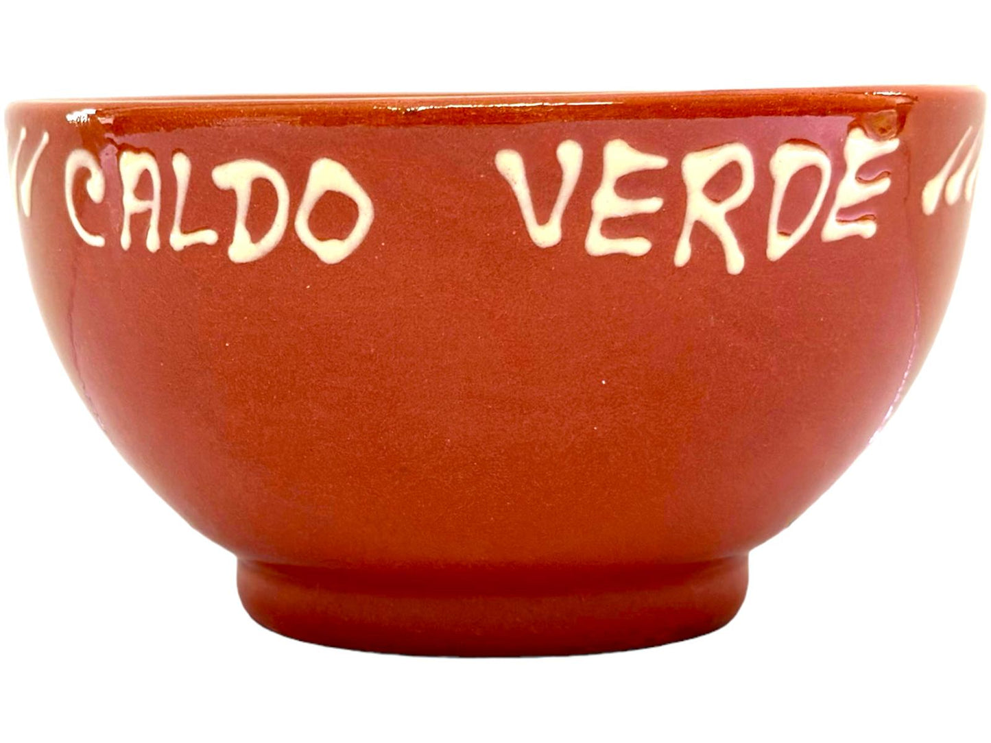 Edgar Picas Malga De Caldo Verde Com Prato Regional Portuguese Terracotta Soup Bowl and Bread Dish 13cm, 16cm