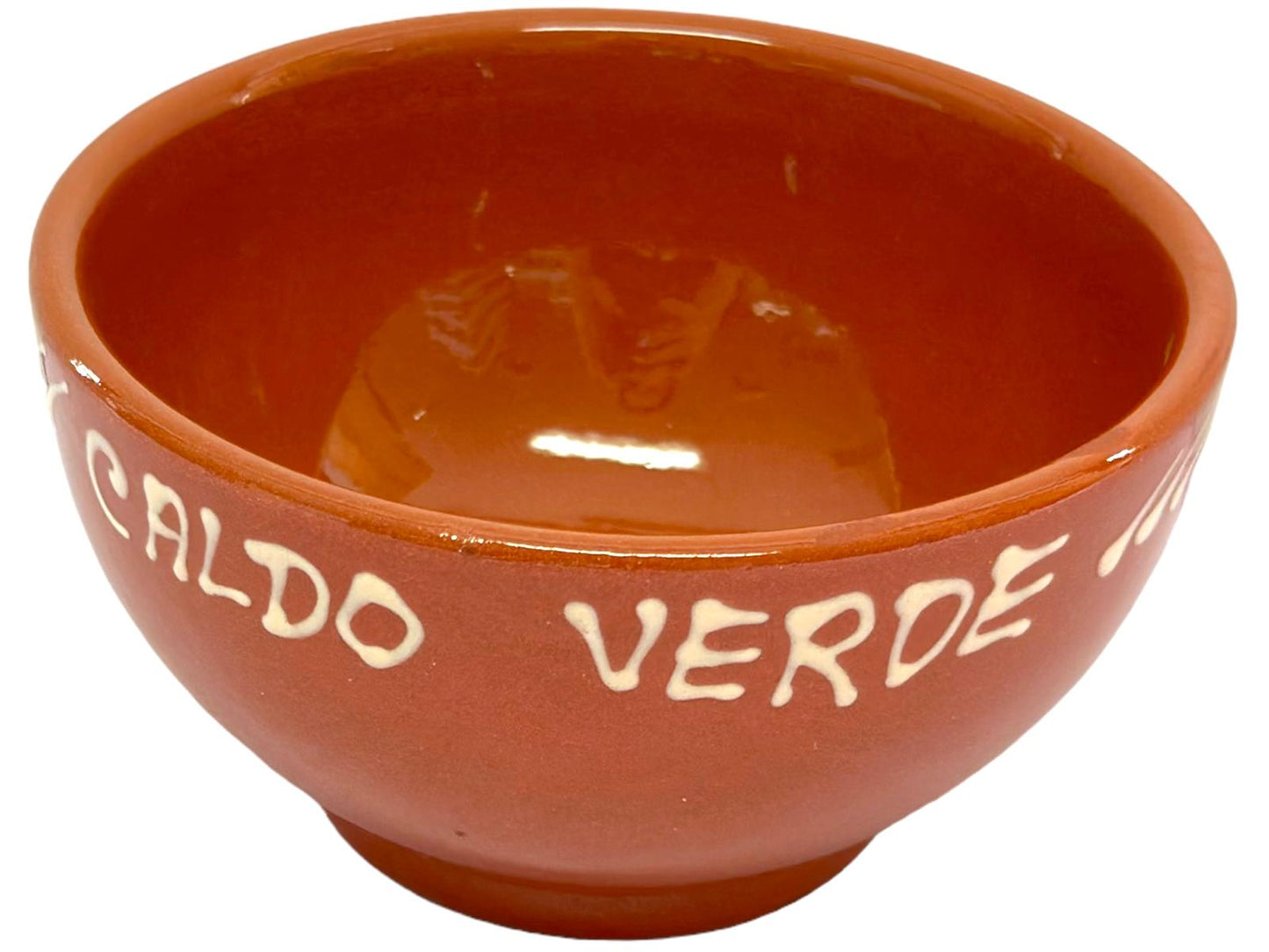 Edgar Picas Malga De Caldo Verde Com Prato Regional Portuguese Terracotta Soup Bowl and Bread Dish 13cm, 16cm
