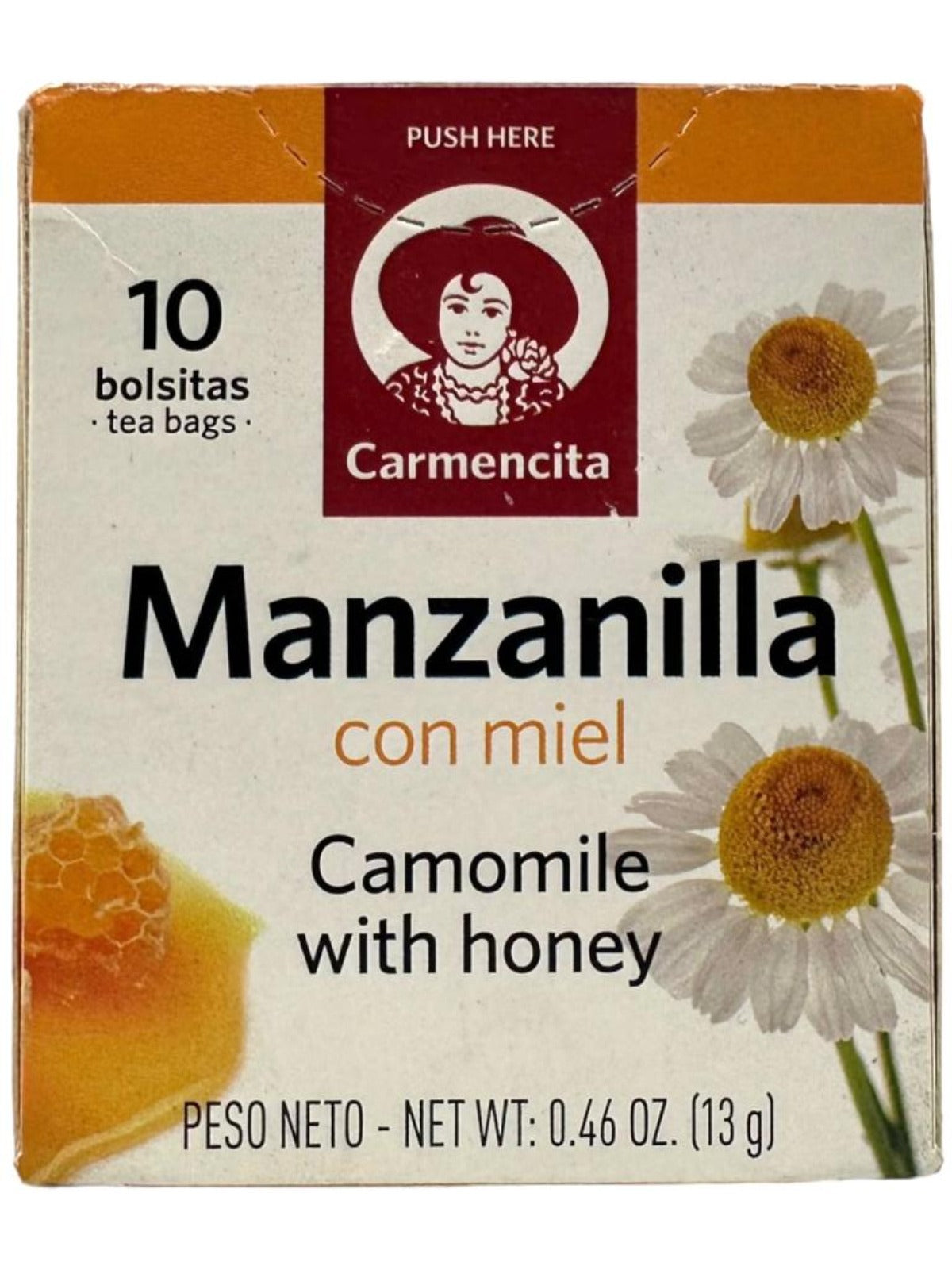 Carmencita Camomile With Honey Tea 10x bags 13g (Best Before 01-02-2026)