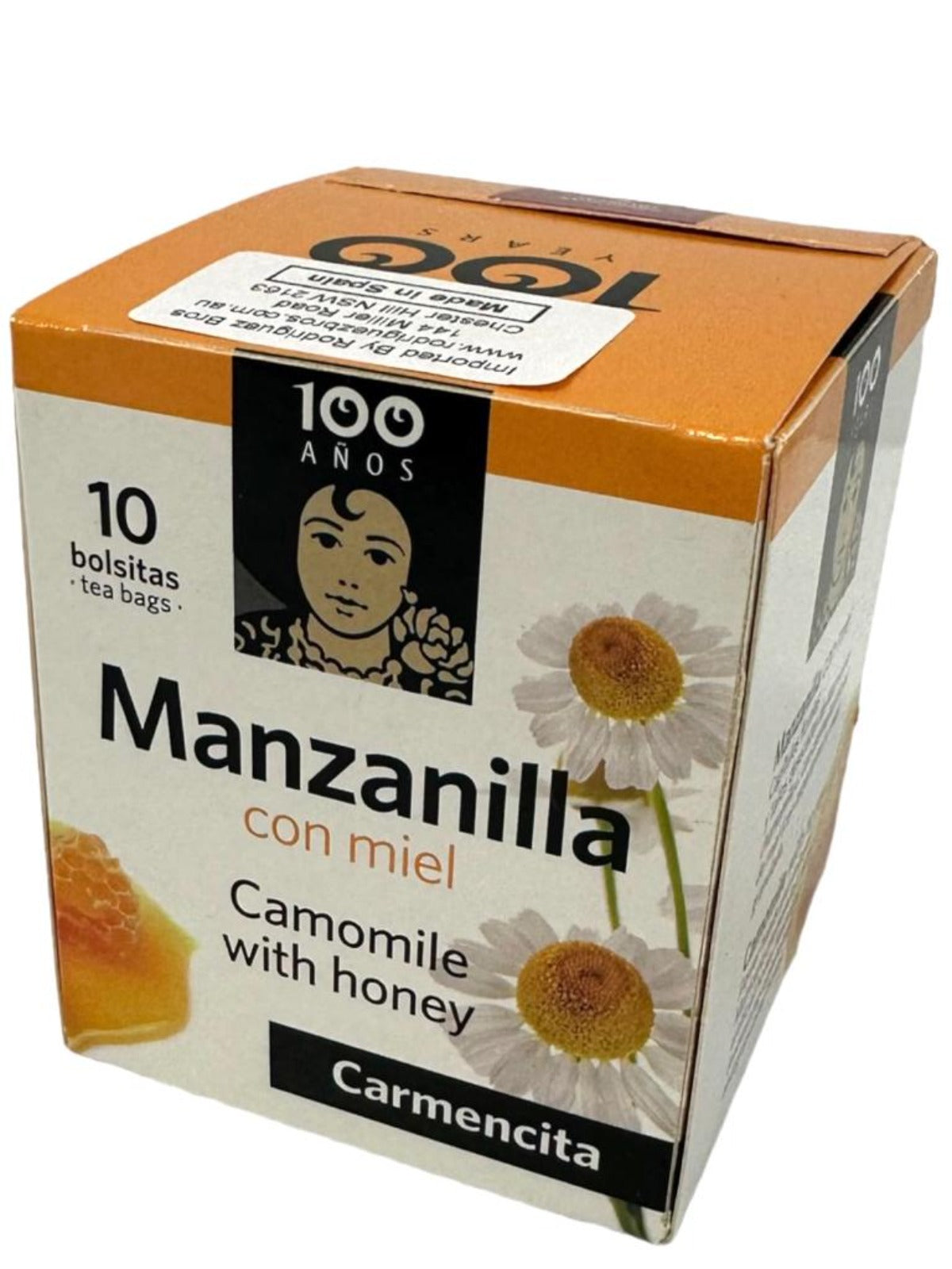 Carmencita Camomile With Honey Tea 10x bags 13g (Best Before 01-02-2026)