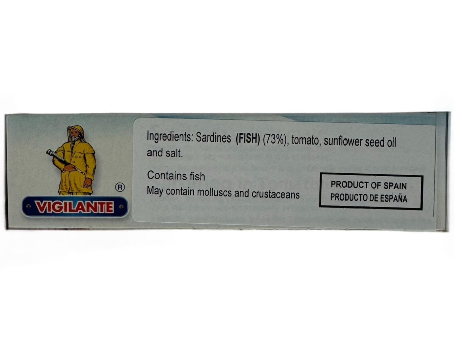 Vigilante Sardinas en Tomate Spain - Sardines in Tomato 120g