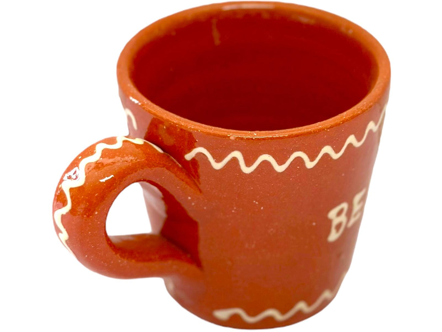 Edgar Picas Copo Direito Bebe Vinho Tinto Portuguese Terracotta Mug 8.5cm x 9cm