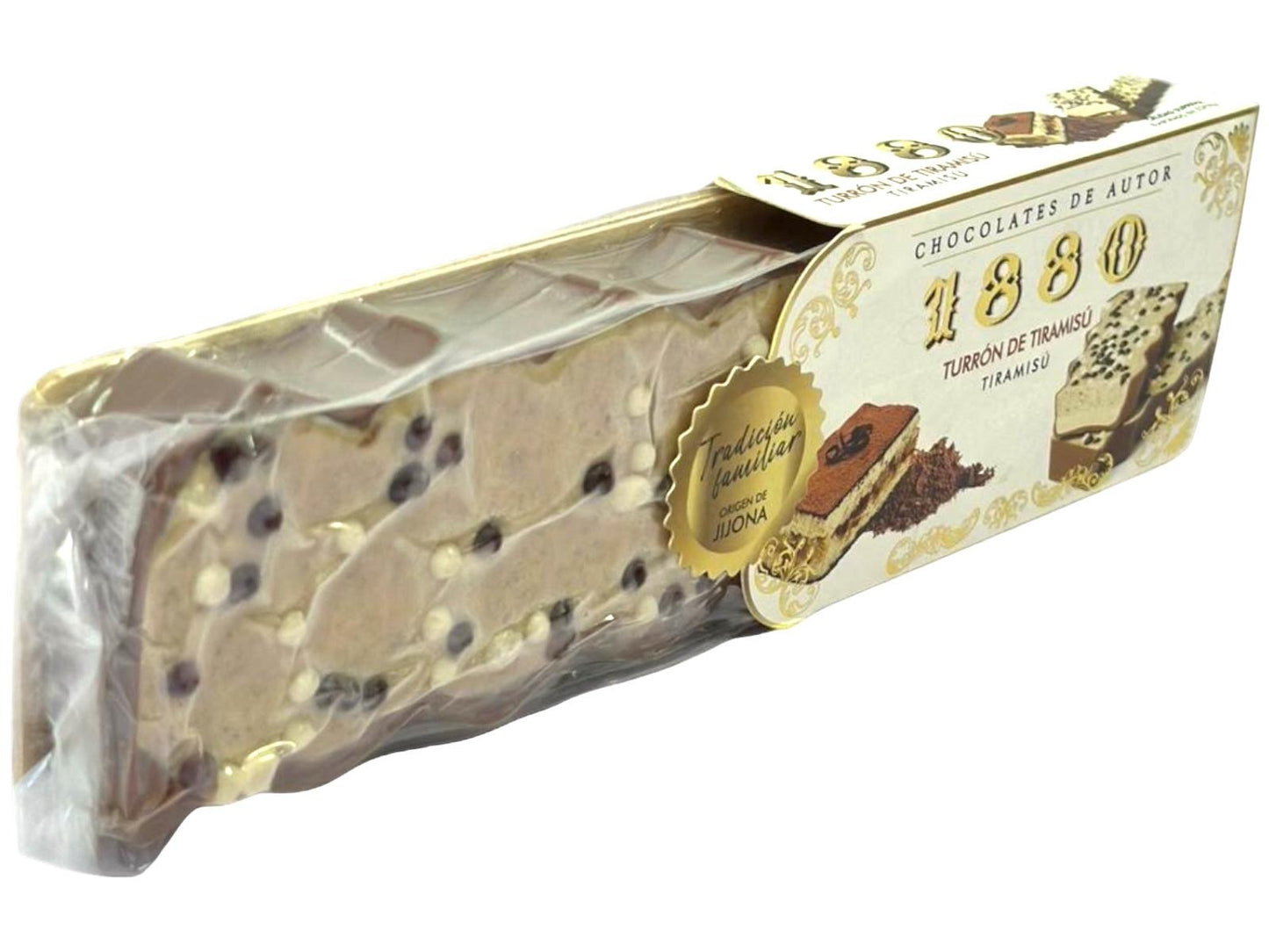 1880 Turron de Tiramisú Spanish Praliné of Tiramisú 300g