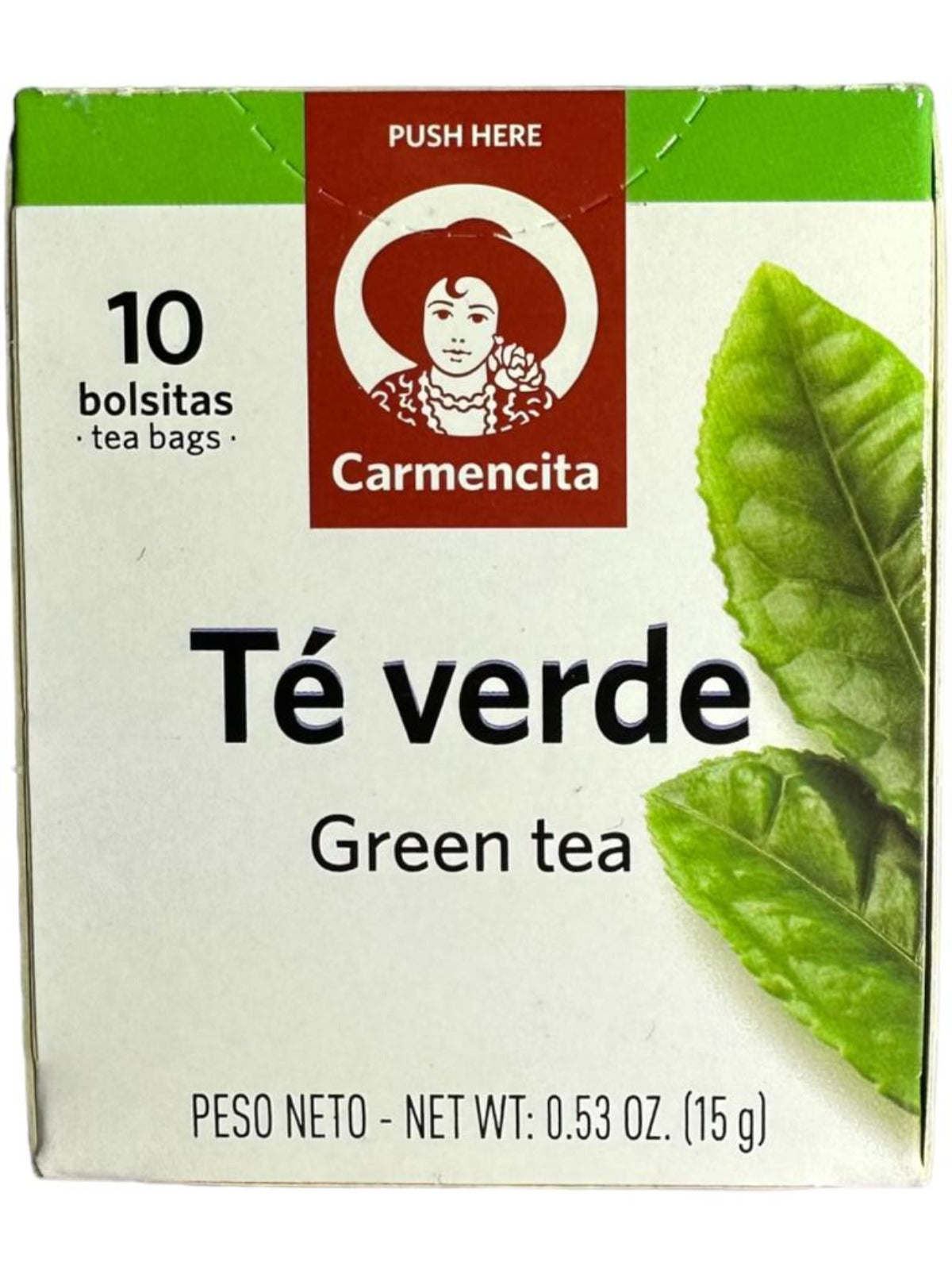 Carmencita Green Tea 10x bags 15g