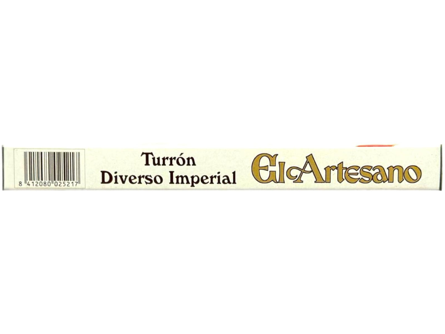 El Artesano Turron Duro Diverso Imperial Spanish Hard Nougat with artificial sweetener 200g (Best Before 30-01-2027)