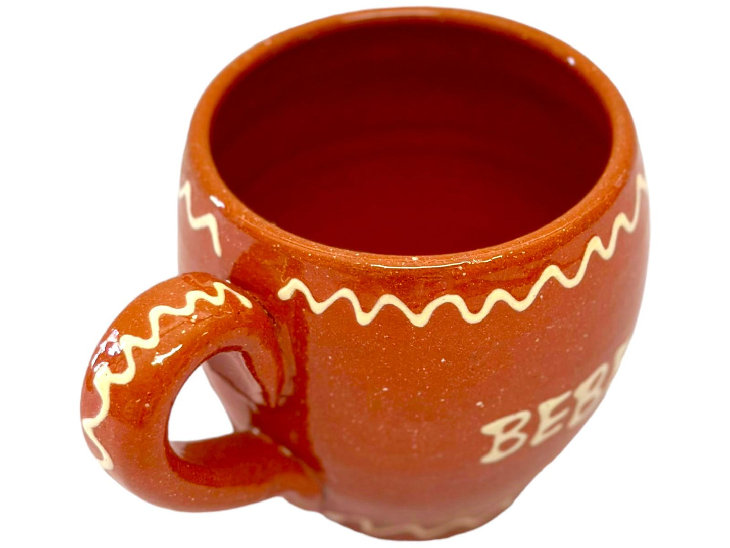 Edgar Picas Copo Redondo Regional Bebe Daqui Amigo Terracotta Oval Mug 8.5cm x 9cm