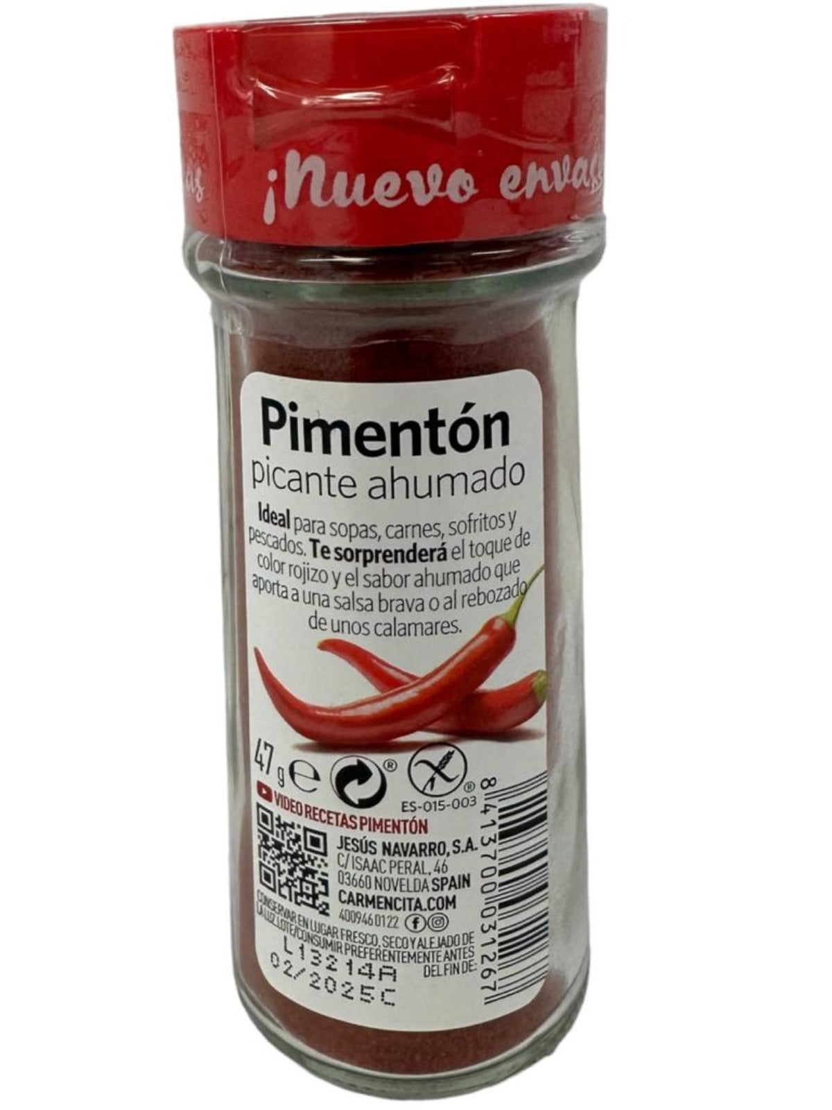 Carmencita Hot Smoked Paprika 47g