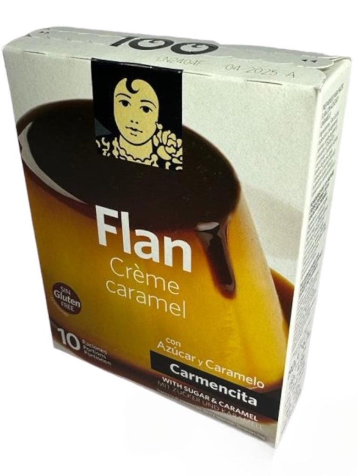 Carmencita Flan Spanish Creme Caramel With Sugar And Caramel 190g - 3 Pack Total 570g (Best Before 01-04-2026)