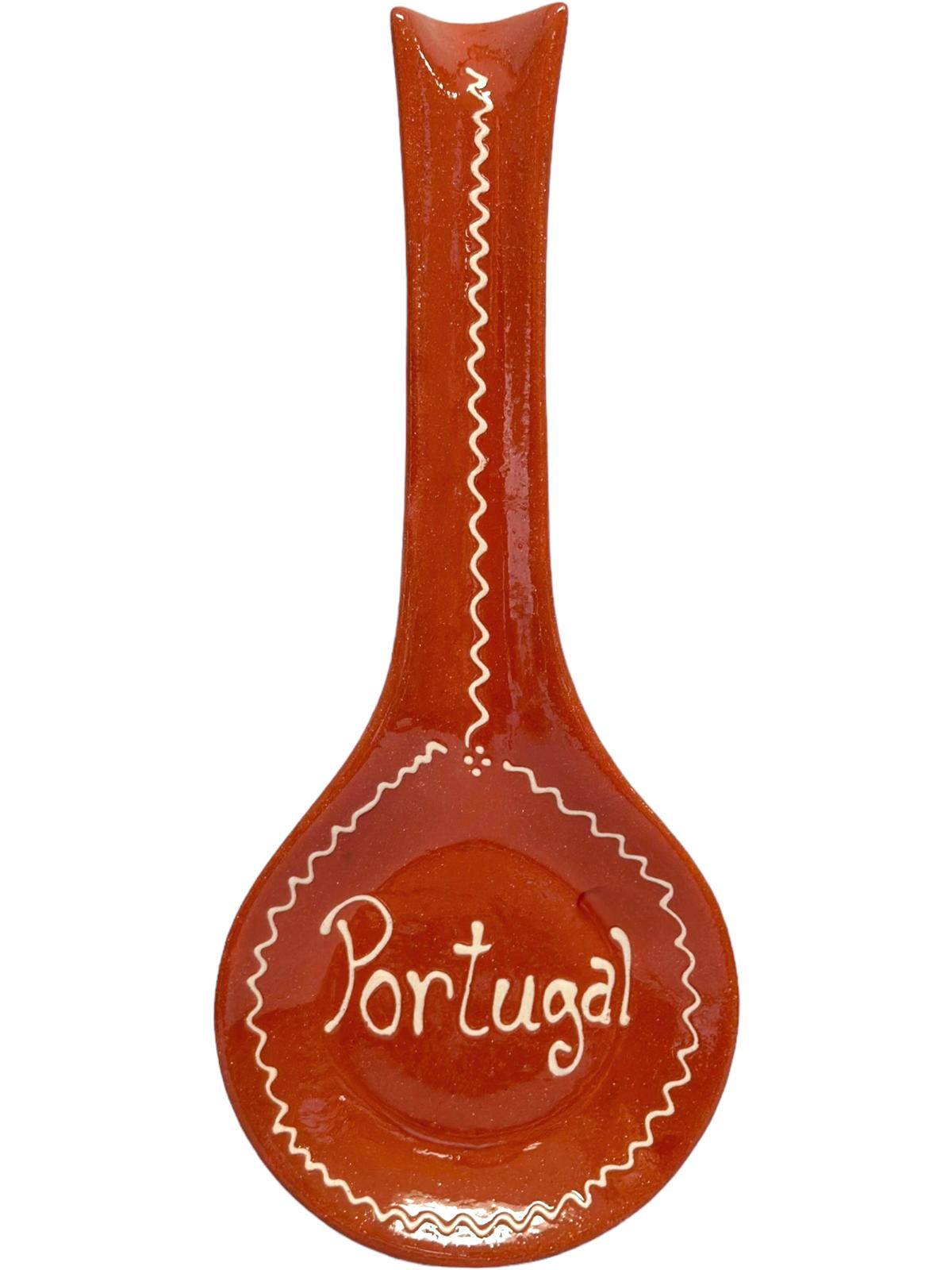 Edgar Picas Porta Colheres Regional Portuguese Terracotta Spoon Holder 28cm