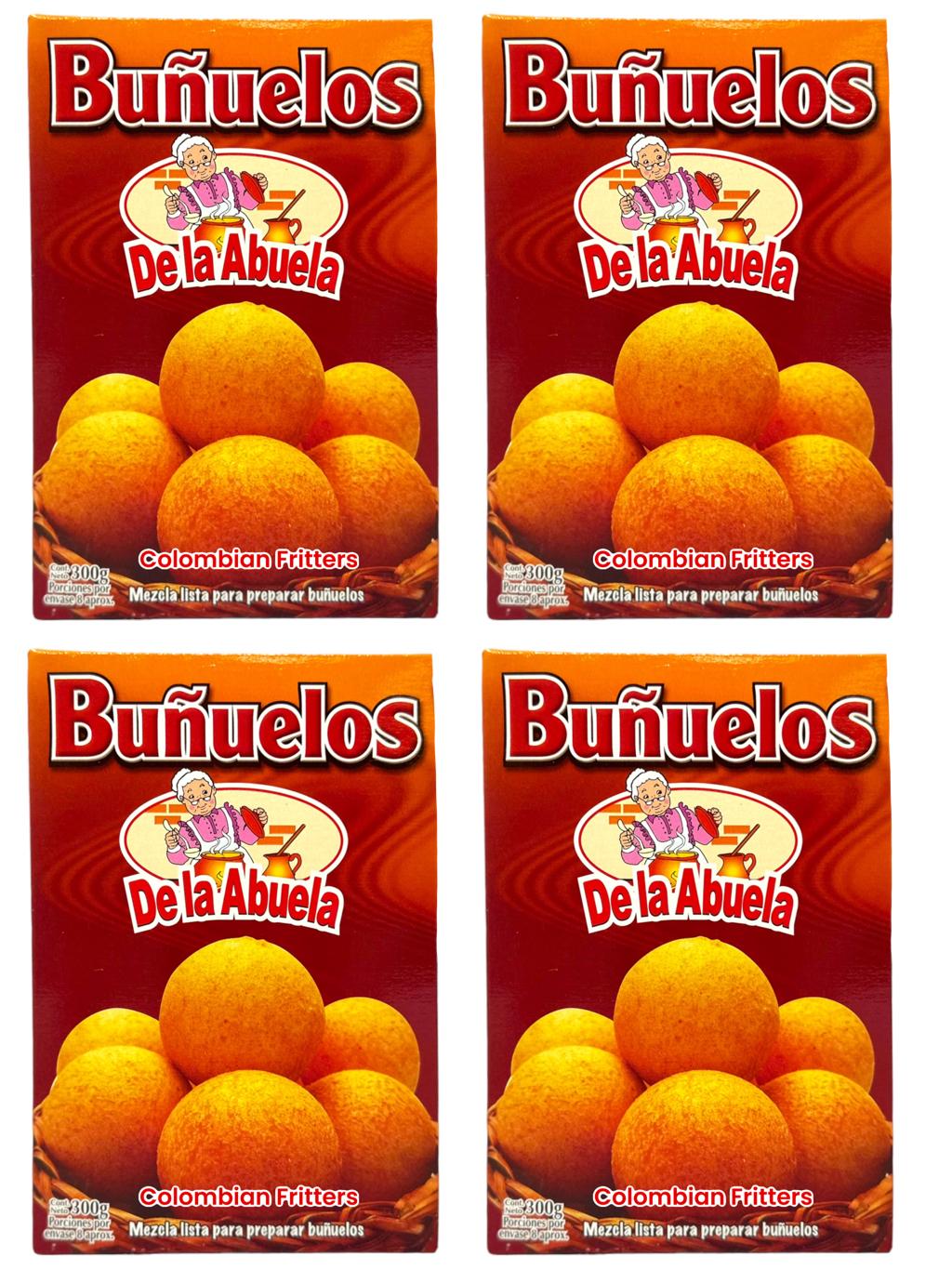 De la Abuela Bunuelos Colombian Fritters 300g ea 4 Pack 1200g Total