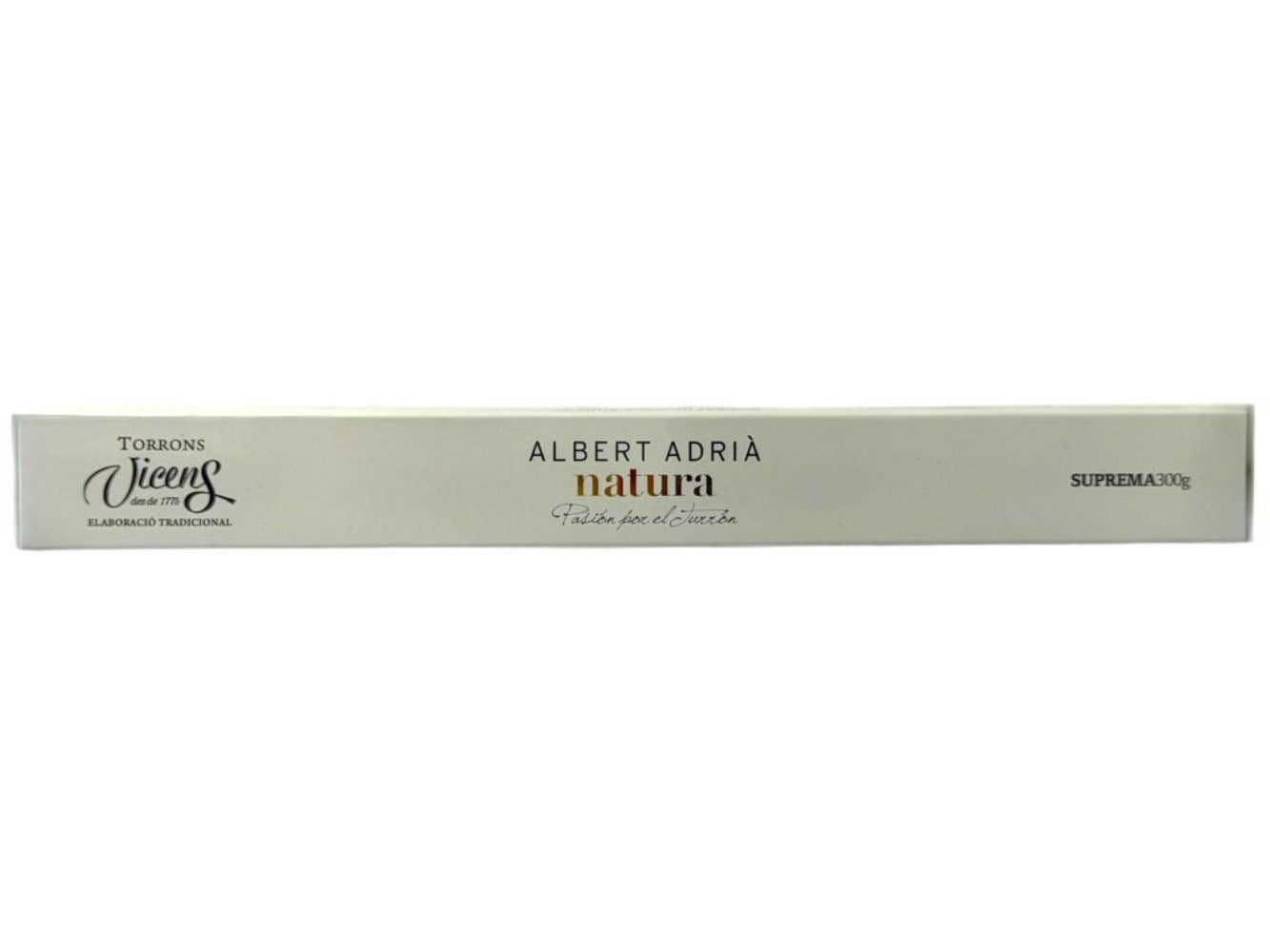 Vicens Albert Adria Natura Turron De Barcelona Spanish Barcelona Nougat 300g (Best Before 01-04-2026)