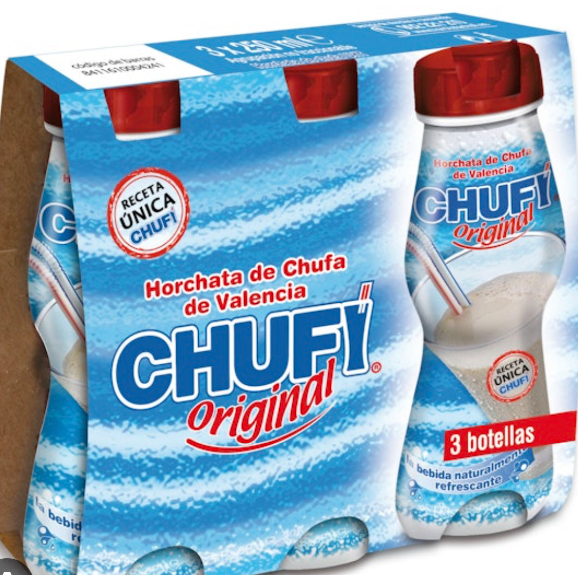 CARTON Chufi Horchata Spanish Tigernut Drink 24x250ml plastic bottle