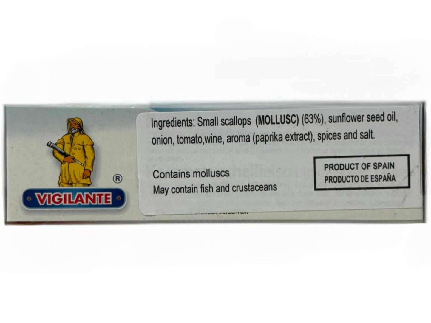 Vigilante Zamburinas en Salsa de Viera - Small Scallops in Sauce 115g (Best Before 01-01-2027)