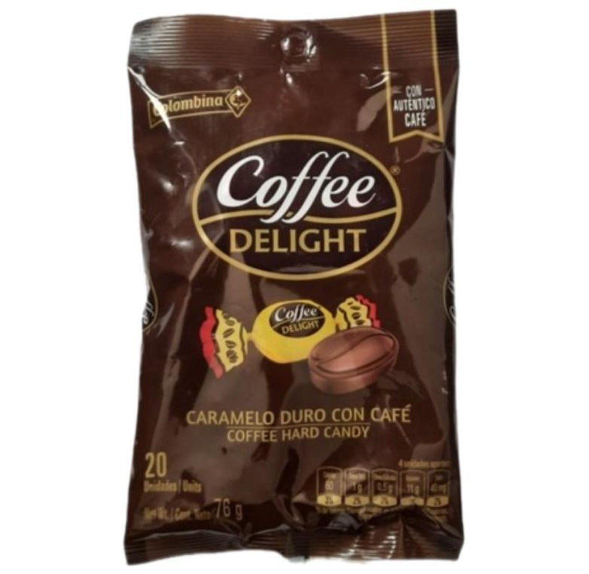 Coffee Delight Caramelo Duro con Cafe 76g