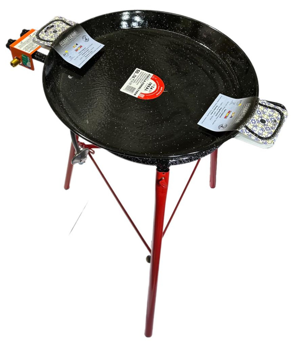 Garcima - SET IBIZA - Enamel Paella pan Burner Kit 70cm