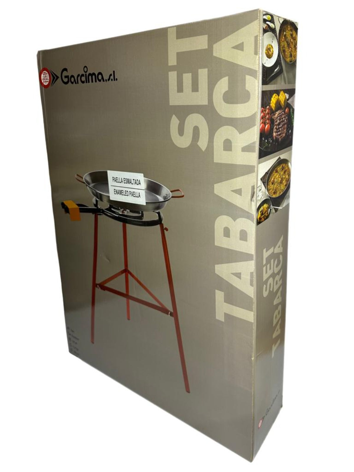 Garcima - SET TABARCA - Enamel Paella pan Burner Kit 50cm