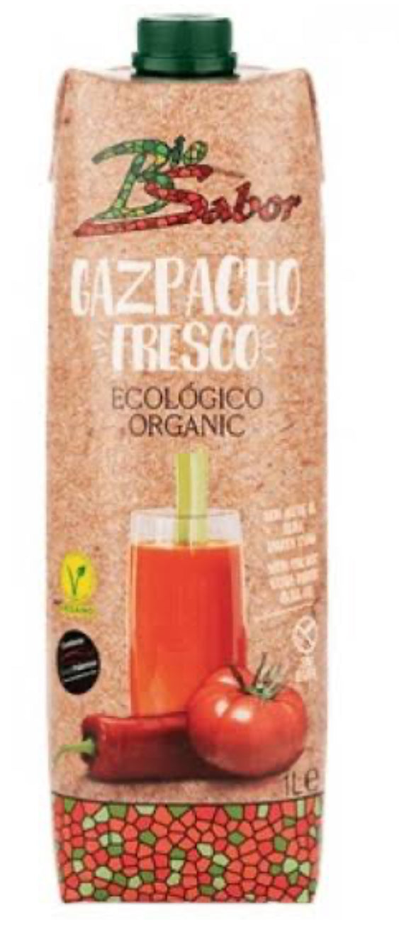 BioSabor Organic Vegan Spanish Gazpacho 1 liter (Best Before 31-11-2025)