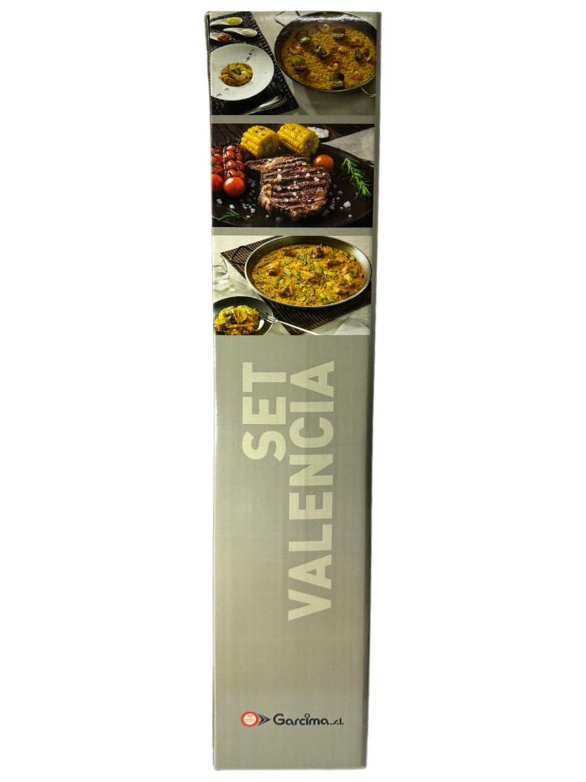 Garcima Valencia Spanish Paella Desktop Set Black Enamel Pan 46cm