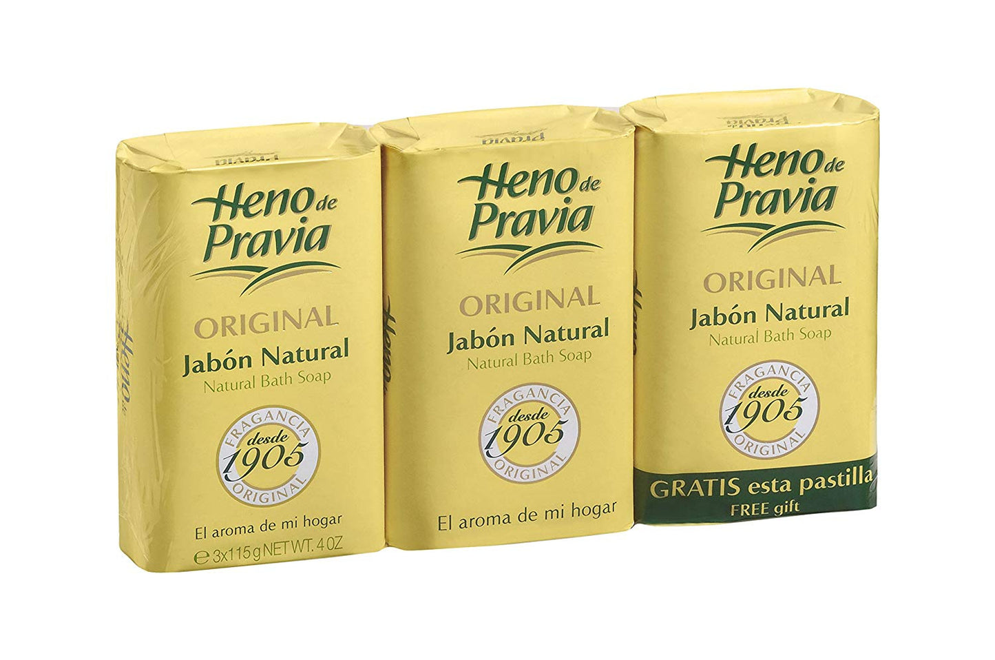 Heno de Pravia Jabón Soap 3 pack