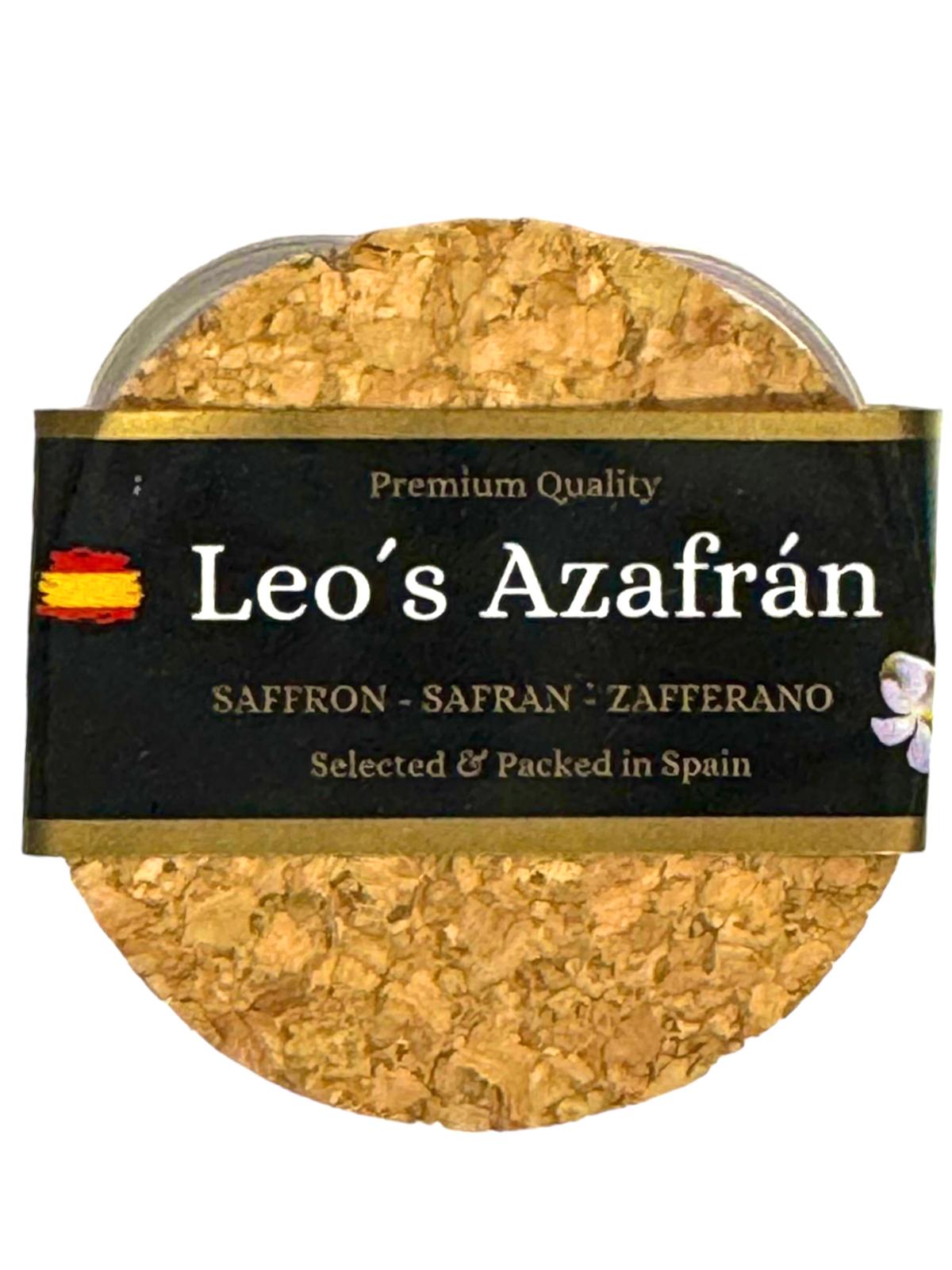 Leo's Spanish Saffron Plastic Jar Twin Pack 1g each- 2g total
