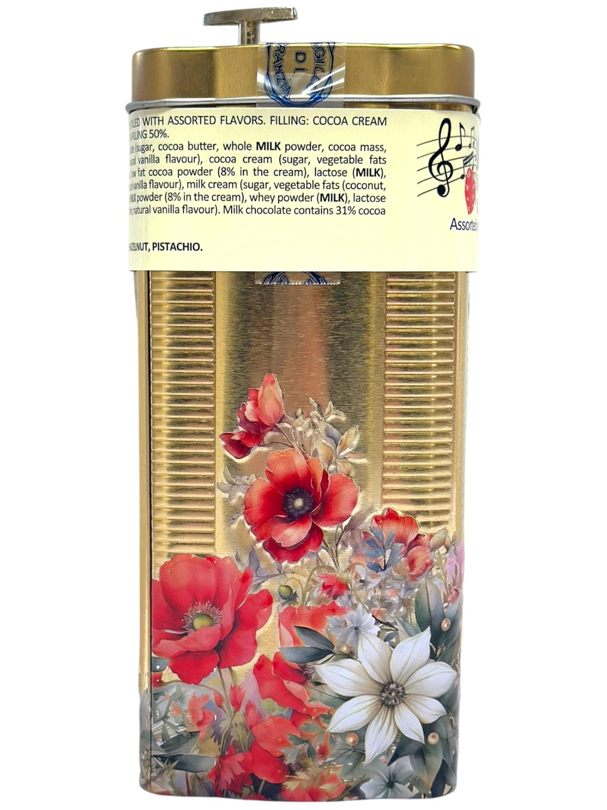 Marie Ange di Costa Lily Red Fairy Music Box With Italian Praline Chocolates Filled with cocoa cream & milk cream 150g (Best Before 31-12-2026)