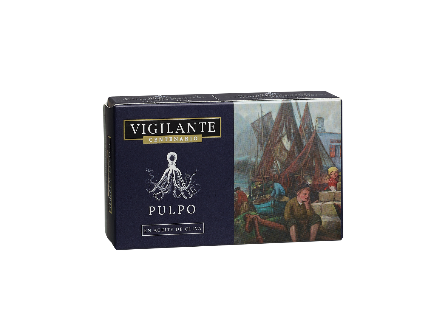 Vigilante Centenario Pulpo en Aceite de Olivia Octopus in Olive Oil 115g
