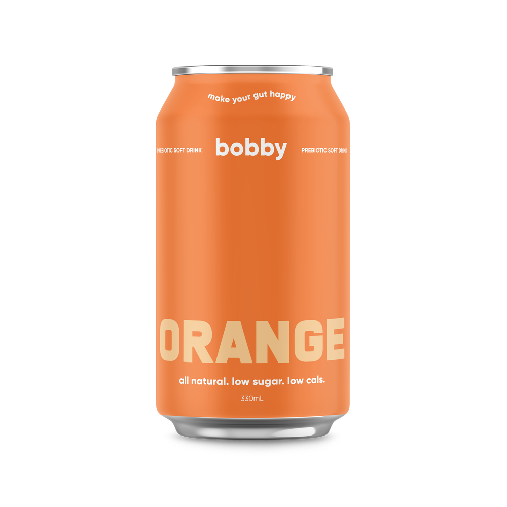 Bobby Soda Sabor Naranja - Orange Soft Drink 330ml (Best Before 28-03-2028)