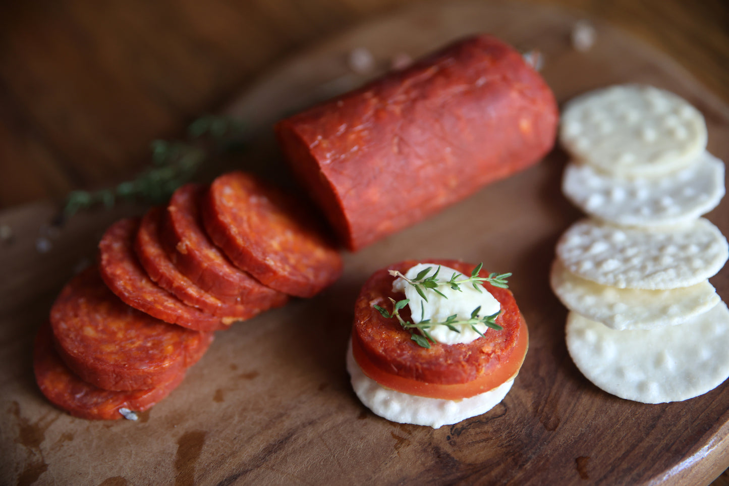 Hot Cantimpalo Full Salami Approx 400g random weight packet. Regular price $15.00 AUD (You are guaranteed to receive at least 385g of product, equivalent price of $38.96 per kg.)