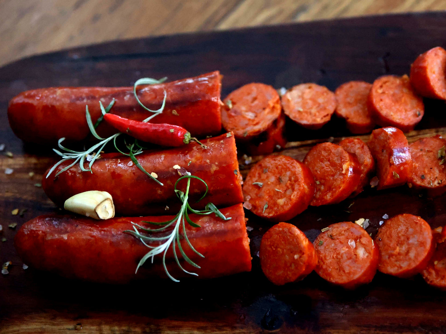 Fresh Spanish Chorizo Random weight approx. 1kg packet 8 pieces regular price $16.00 AUD. You are guaranteed to receive at least 950g of product, equivalent price of $16.84 per kg.