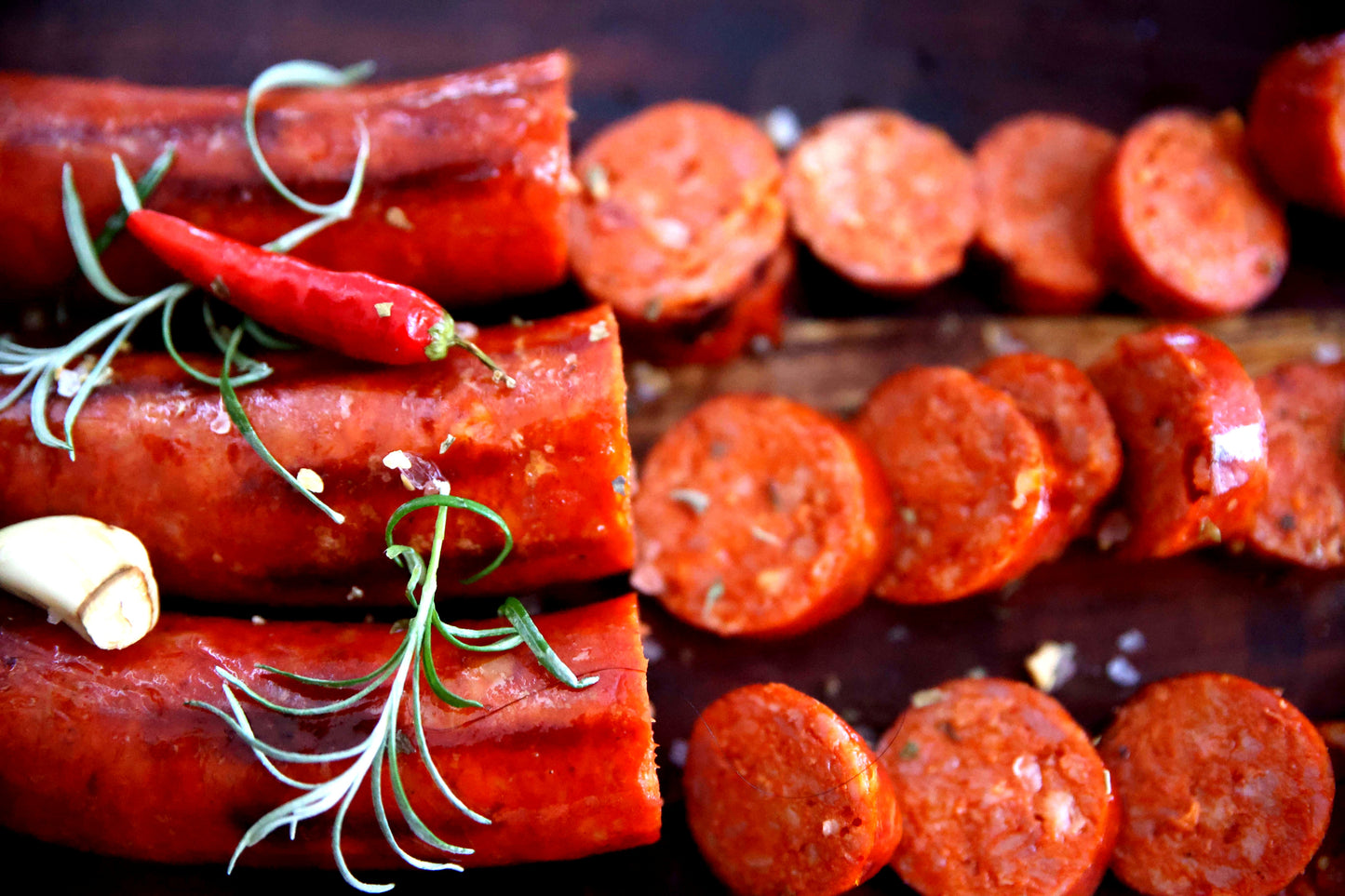 HOT Fresh Spanish Chorizo Random weight approx. 1kg packet 8 pieces regular price $18.00 AUD. You are guaranteed to receive at least 950g of product, equivalent price of $18.95 per kg.