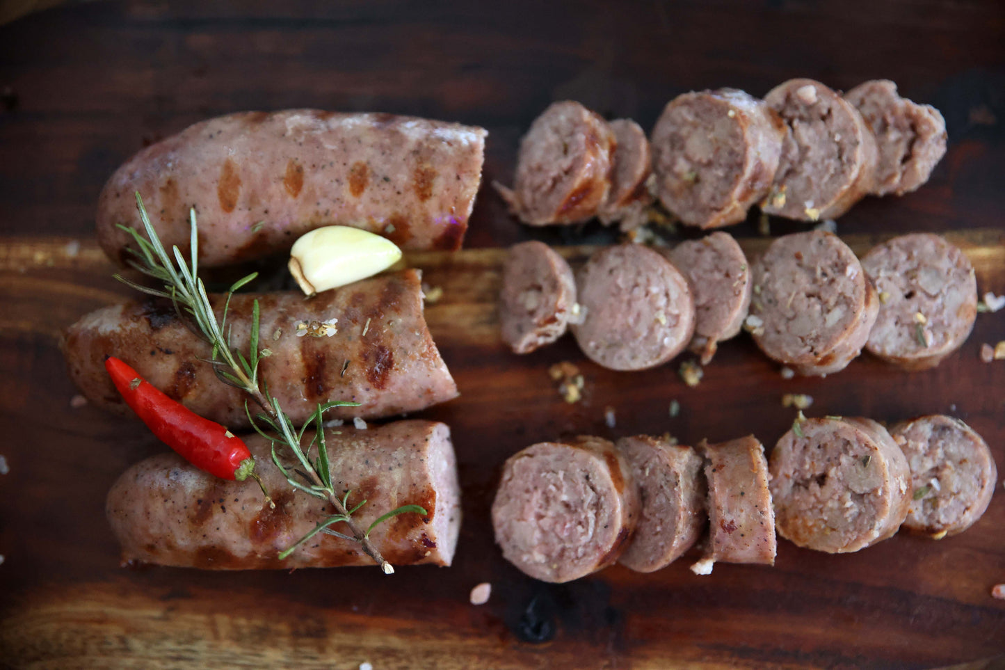 Parrillero South American Chorizo Random weight approx. 1kg packet 8 pieces regular price $18.00 AUD. You are guaranteed to receive at least 950g of product, equivalent price of $18.95 per kg.