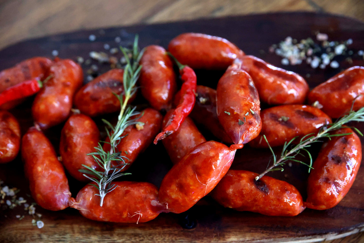 HOT Artisan Traditional Chorizo 4 piece pack random weight approx 400g packet. Regular price $10.00 AUD [You are guaranteed to receive at least 390g of product, equivalent price of $25.64 per kg.]
