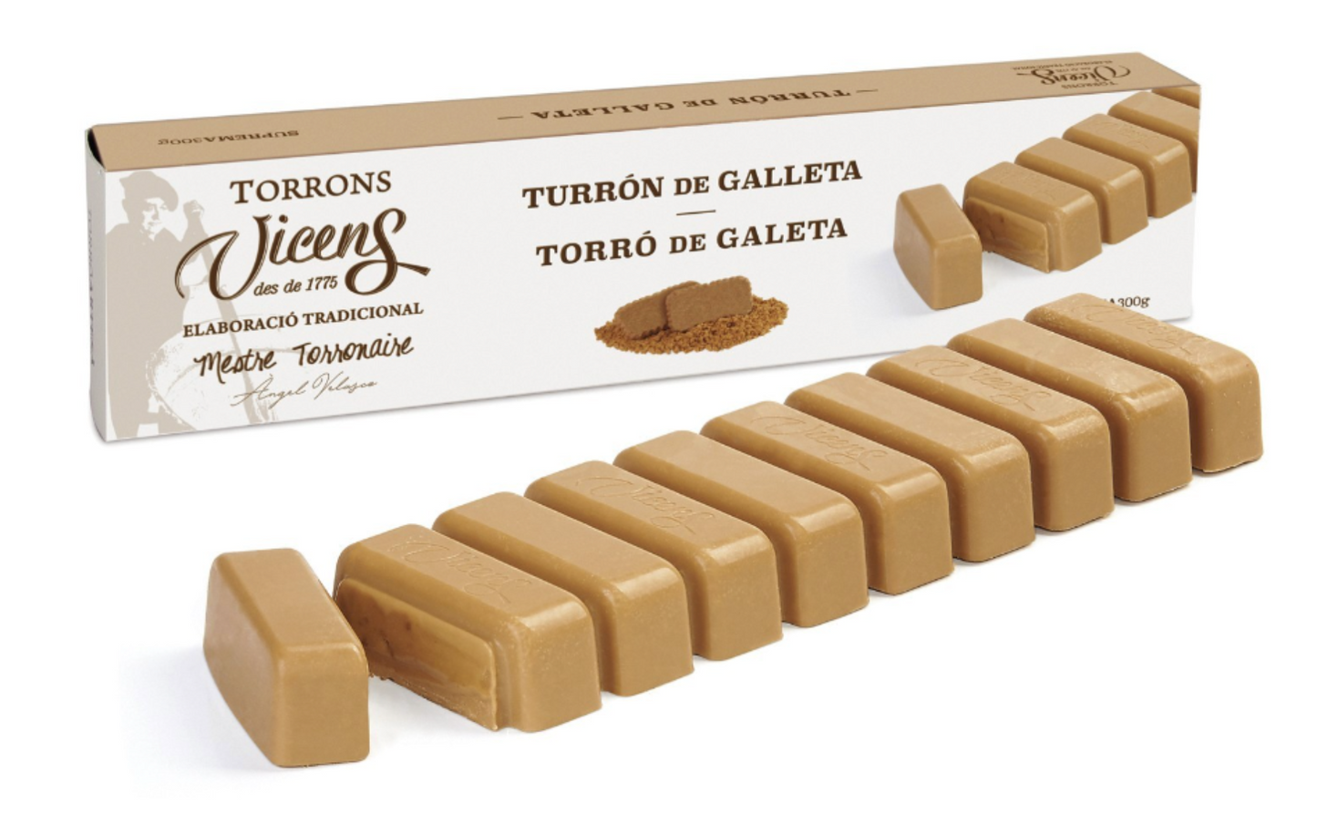 Vicens Spanish Biscuit Speculoos Nougat Boxed 300G