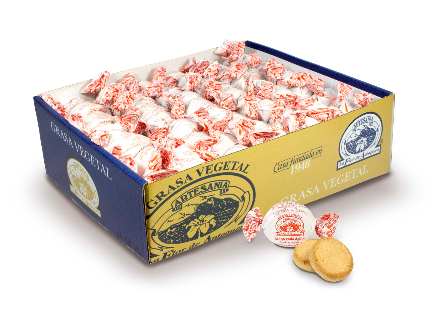 La Flor de Antequera Cinnamon Mantecados No Manteca 5kg (Best Before 05-09-2025)