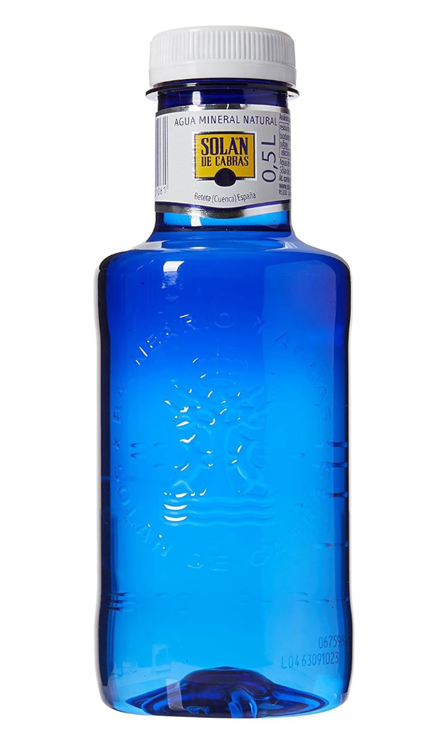 Solan De Cabras Agua Mineral Natural Still Water CARTON 20x500ml Plastic Bottle