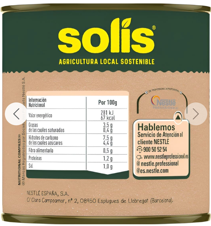Solis - Tomate Frito 2.6kg (Best Before 31-05-2027)