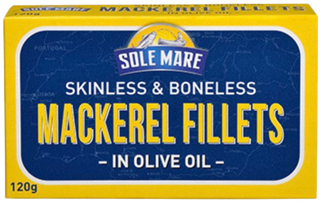 IN STORE ONLY - Sole Mare Mackerel in Olive Oil 120g (Best Before 01-08-2028)